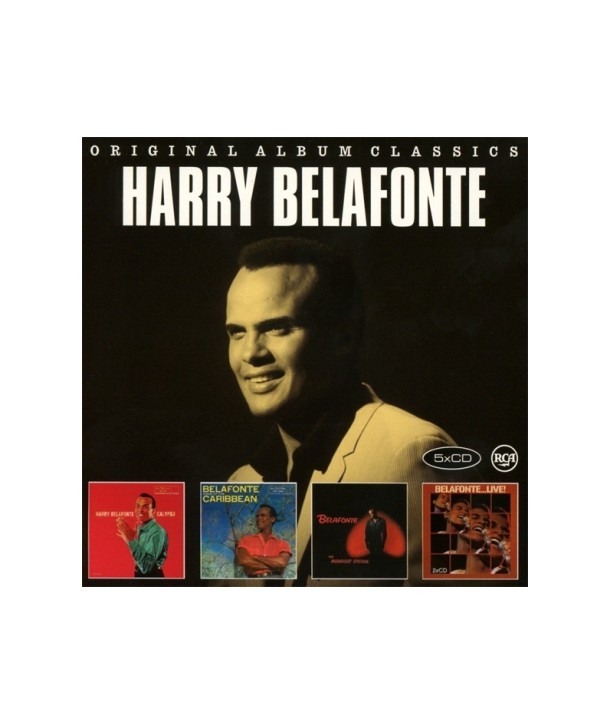 HARRY-BELAFONTE-ORIGINAL-ALBUM-CLASSICS-5CD-88985411802-889854118020