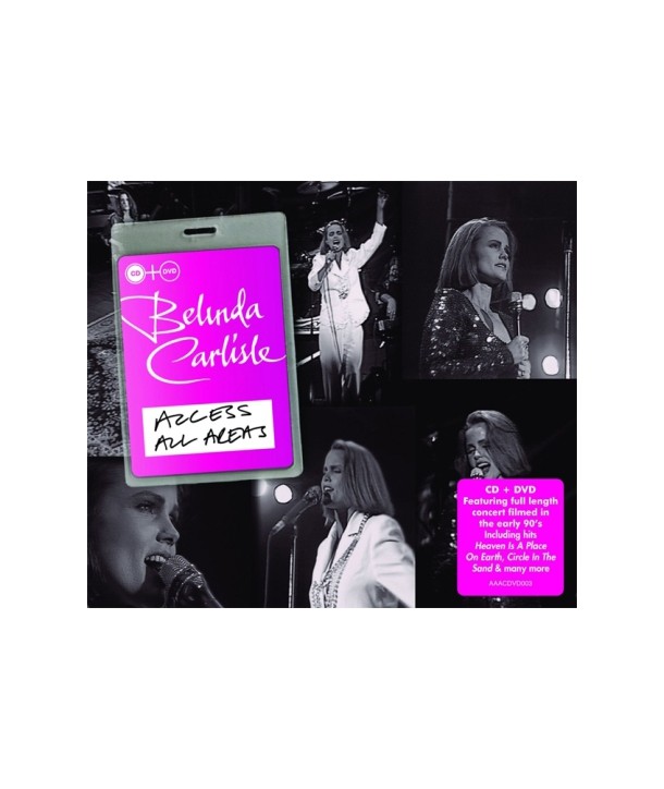 BELINDA-CARLISLE-ACCESS-ALL-AREAS-CDDVD-DELUXE-EDITION-AAACDVD003-5014797891579