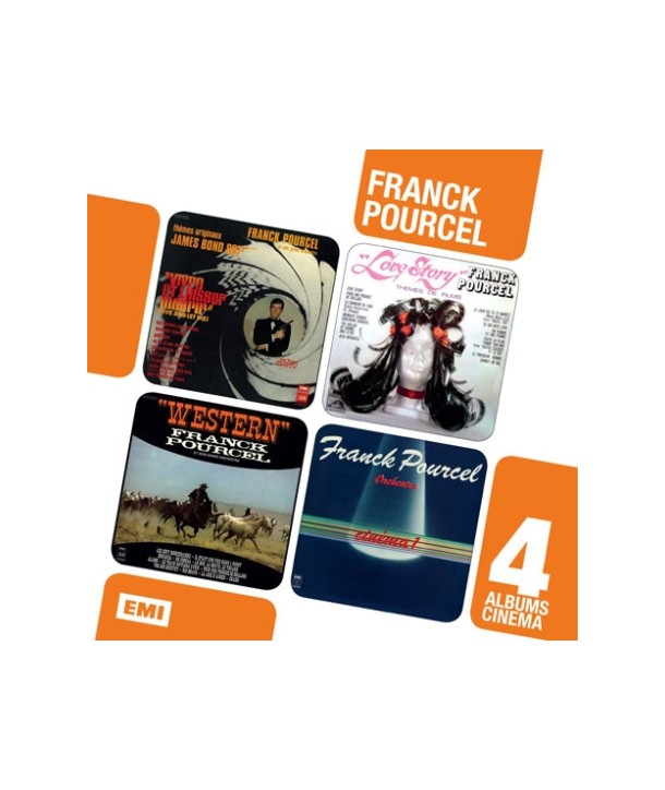 FRANCK-POURCEL-4-ALBUMS-CINEMA-4CD-97222224-5099997222224