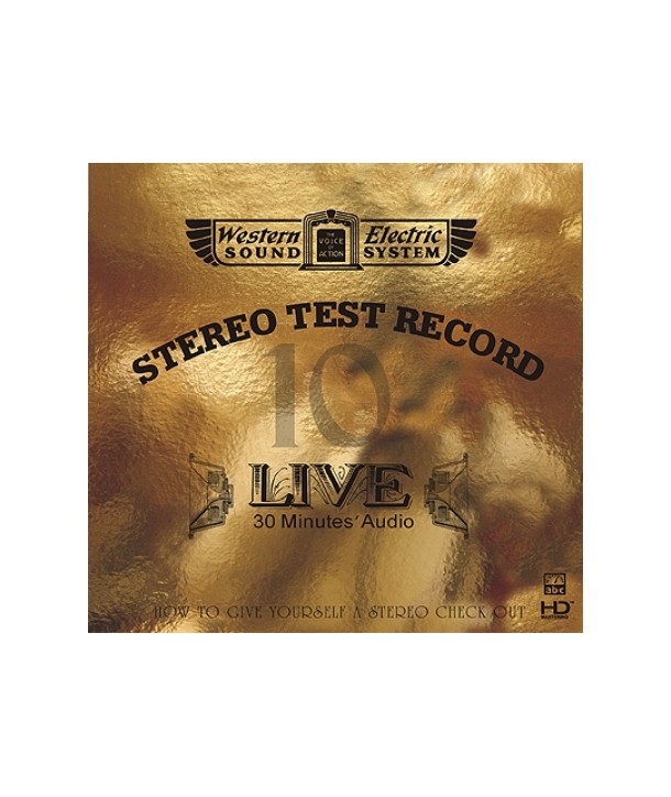 WESTERN-ELECTRIC-SOUND-STEREO-TEST-RECORD-10-LIVE-HD198-9787884815999