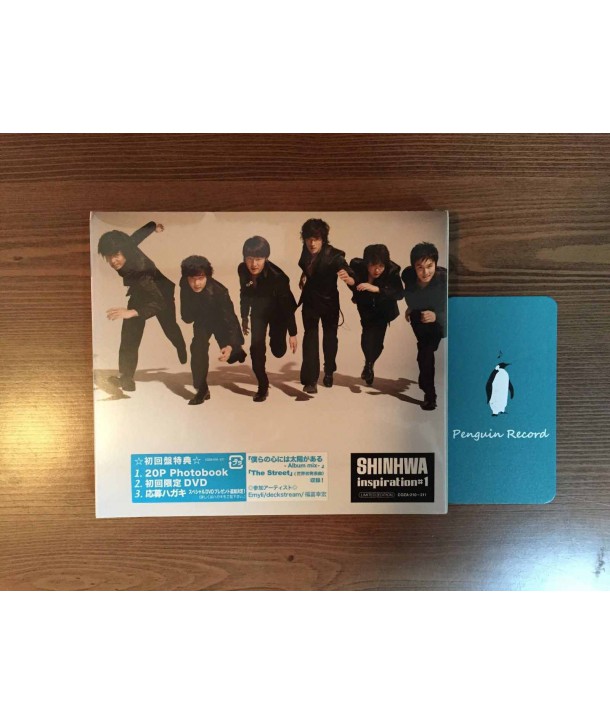 SHINHWA - Inspiration - 1CD + 1DVD Japan Limited Edition Brand NEW SEALED