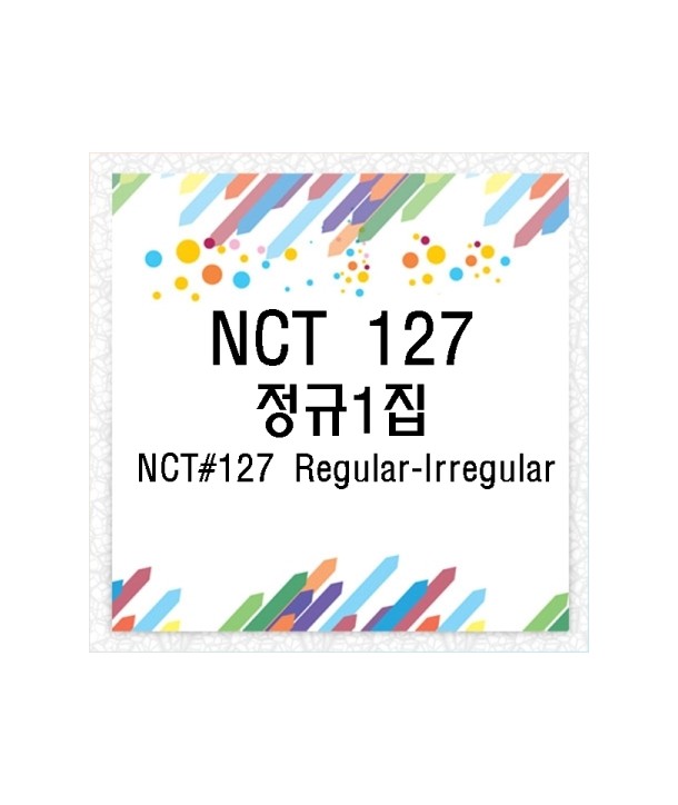 yeyagteugjeon--NCT-127-1jib-NCT-127-REGULAR-IRREGULAR-Regular-Ver-Irregular-Ver-2jong-SMK1033-8809440338405