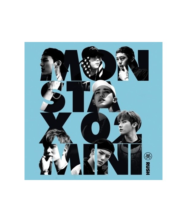 몬스타엑스 (MONSTA X) - RUSH (2ND 미니앨범) SECRET 버전 [포토카드 8종 중1종 랜덤 + 응모권]