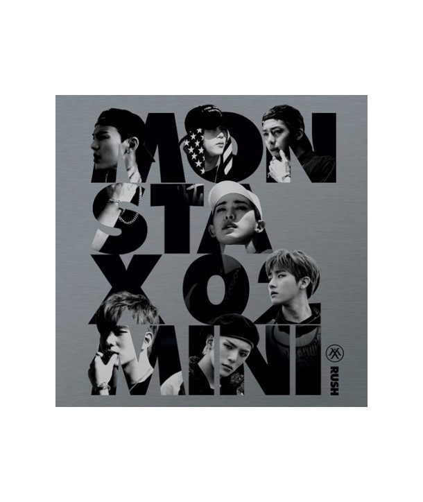 몬스타엑스 (MONSTA X) - RUSH (2ND 미니앨범) 오피셜 버전 [포토카드 8종 중 1종 랜덤 + 응모권]