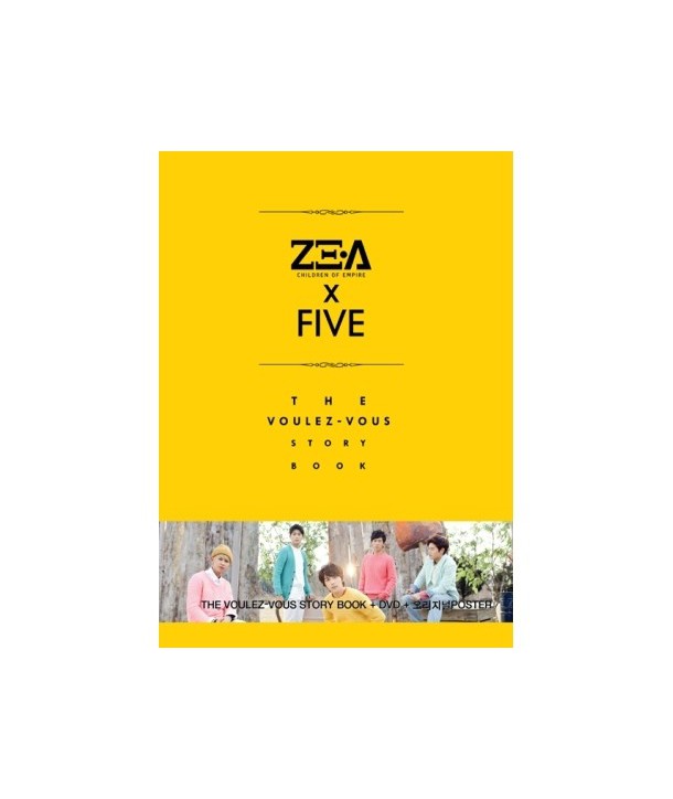 제아파이브 (ZE:A-FIVE) - [VOULEZ-VOUS] 화보집 + 메이킹영상 (1 DISC) & ZE:A FIVE - [VOULEZ-VOUS] STORY BOOK (1 DISC)