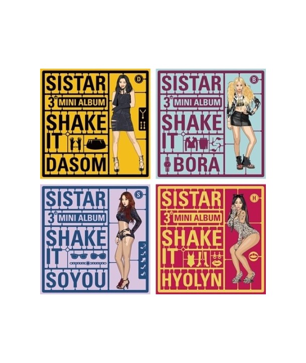 SISTAR - SHAKE IT 3rd Mini Album