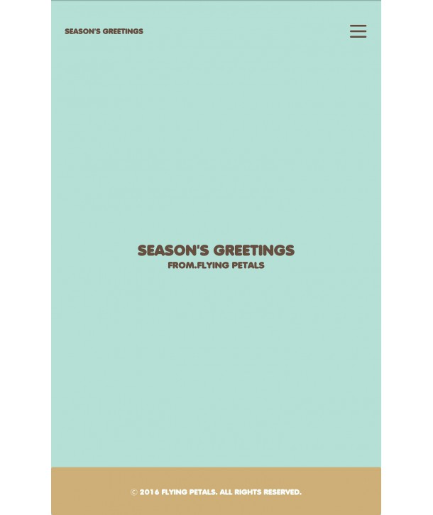 Flying Petals 2017 Season's Greeting