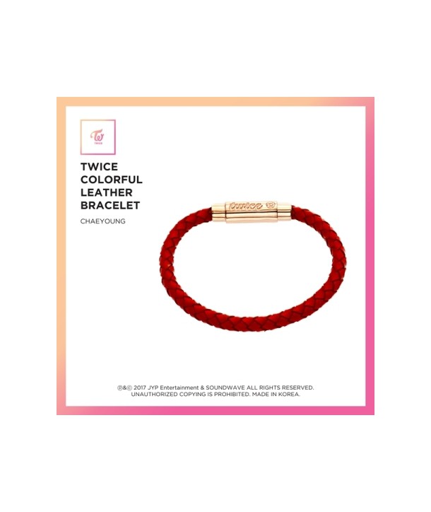 teuwaiseu-TWICE-TWICE-COLORFUL-LEATHER-BRACELET-teuwaiseu-jueolli-hanjeongpan-CHAEYOUNG-banpum-hwanbul-bulgasangpum-ibnida-TW011