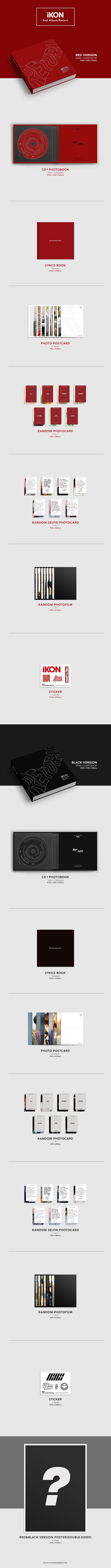 aikon-iKON-2jib-Return-Red-verBlack-ver-jung-laendeom-balsong-YGK0903-8809269508904