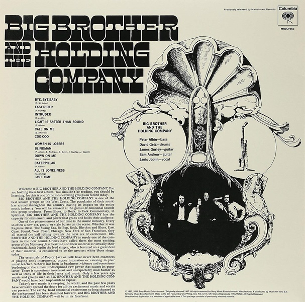 BIG-BROTHER-THE-HOLDING-COMPANY-FETURING-JANIS-JOPLIN-180-GRAM-AUDIOPHILE-VINYL-LP-MOVLP463-8718469530076