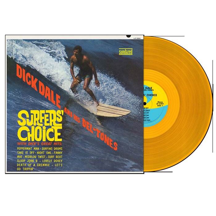 DICK-DALE-HIS-DEL-TONES-SURFERS-CHOICE-GOLD-VINYL-LP-LP5291X-90771409010