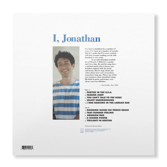 JONATHAN-RICHMAN-I-JONATHAN-LP-CR00283-888072155534