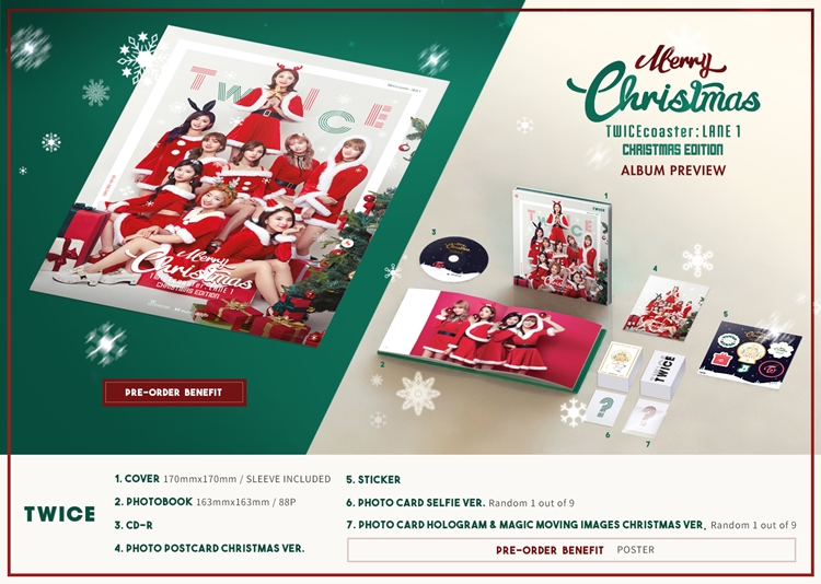 keuliseumaseu--teuwaiseu-TWICE-TWICECOASTER-LANE-1-3RD-miniaelbeom-CHRISTMAS-EDITION-JYPK0711-2209999990523